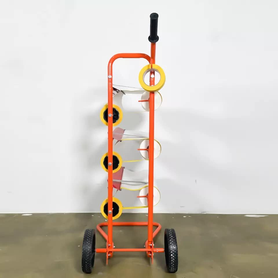 Portable Slimline Masking Paper Machine Dispenser -Stand Holds Multiple Rolls