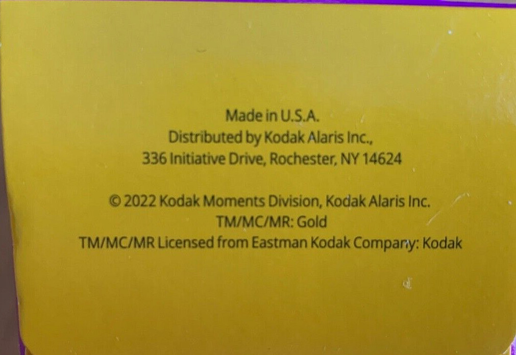 KODAK GOLD 200 ISO 35mm Color Negative Film NEW FRESH 6-Pack 36 exp per roll