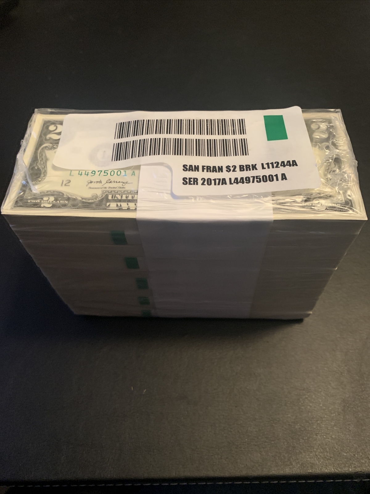 25 ($2 BILLS) TWO DOLLAR BILLS UNCIRCULATED SEQUENTIAL - Buy More Save More!!