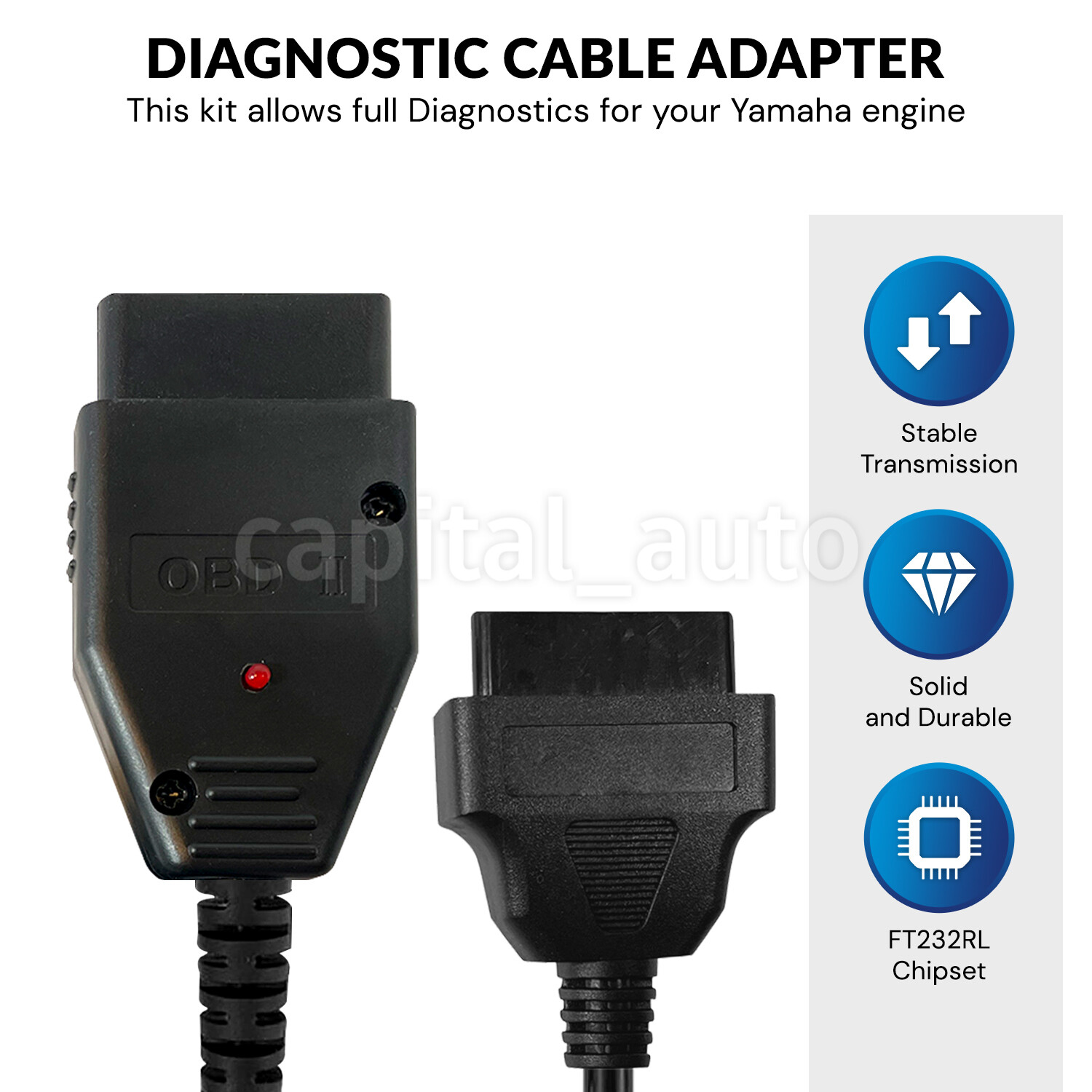 For Yamaha YDS Diagnostic cable set for Outboard / WaveRunner / Jet boat