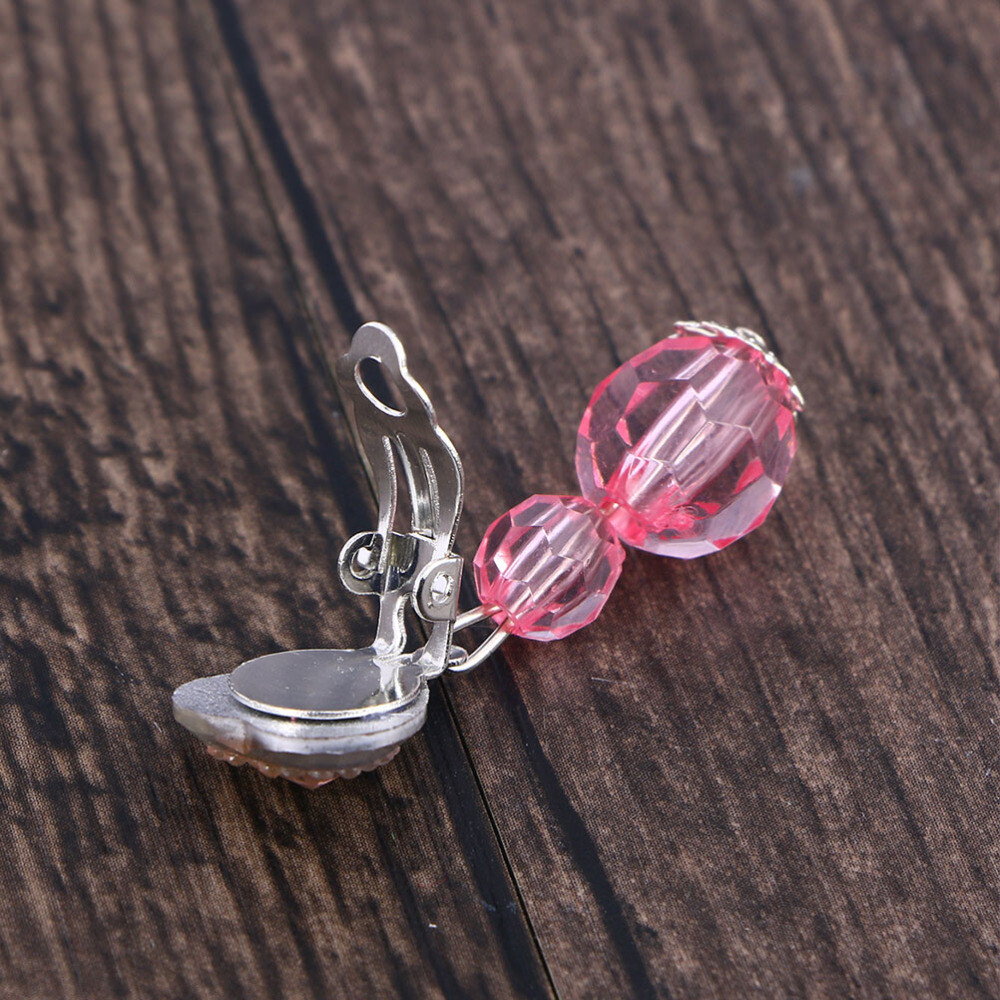 8 Pairs Girl Jewelry Toy Clip On Earrings for Girls Girls Birthday Party Favor