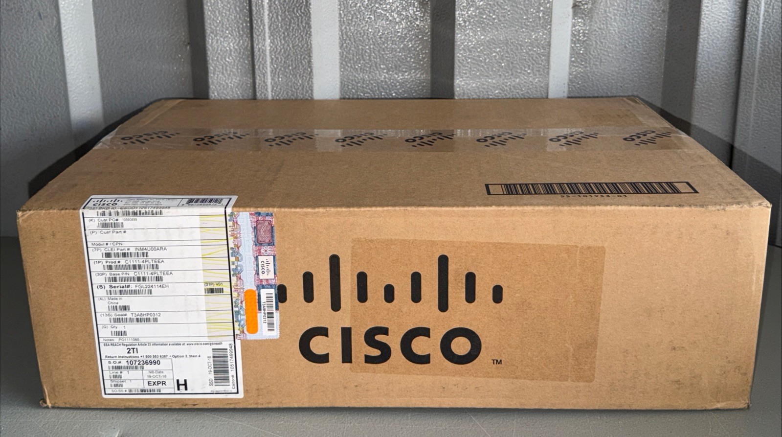 Cisco C1111-4PLTEEA 1100 Series 4x Gigabit LAN 2x Gigabit WAN PoE * New Sealed *