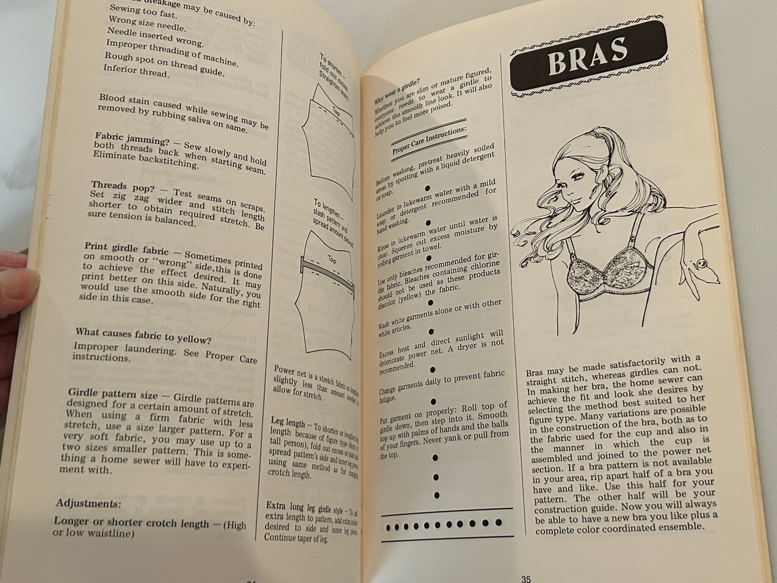 Vintage 1971 Sew Lovely Lingerie Sewing Techniques Books by Laverne Devereaux