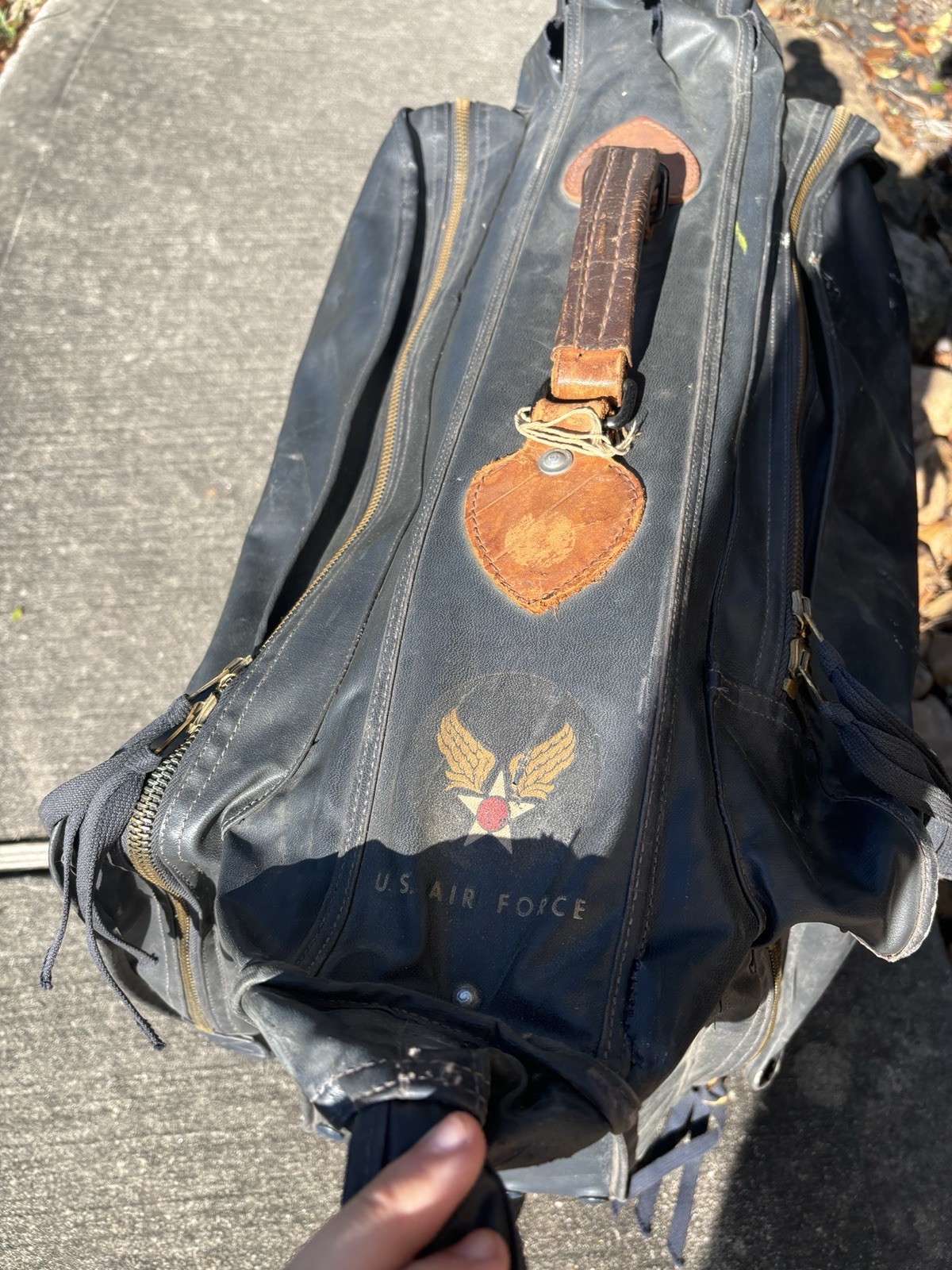 USAF US Air Force 1950s Type B-4A Flyers Clothing Bag Flight Suitcase HINSON MFG