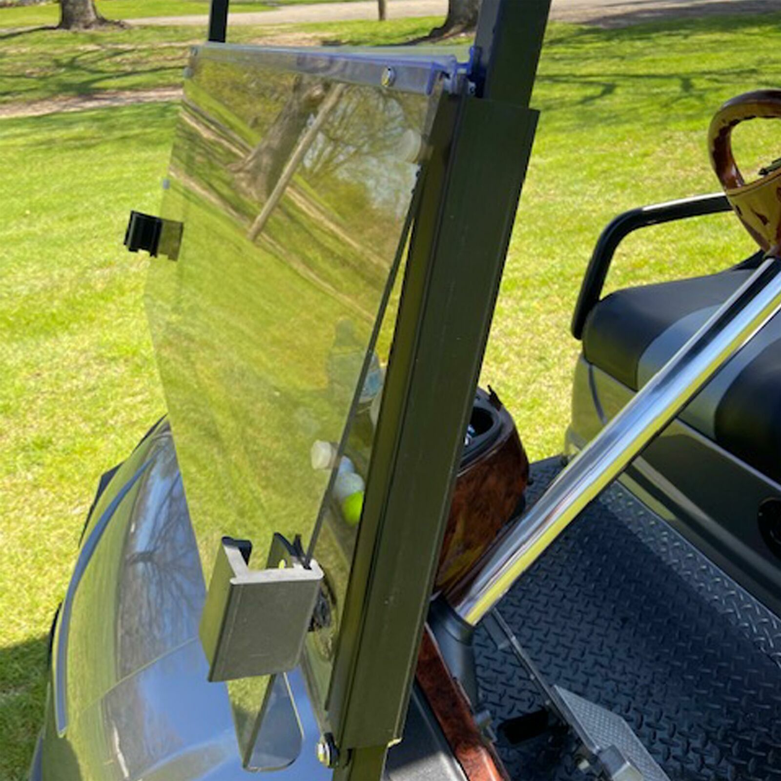 For Yamaha G29 Drive 2007-2016 Tinted Golf Cart Folding Windshield Windscreen