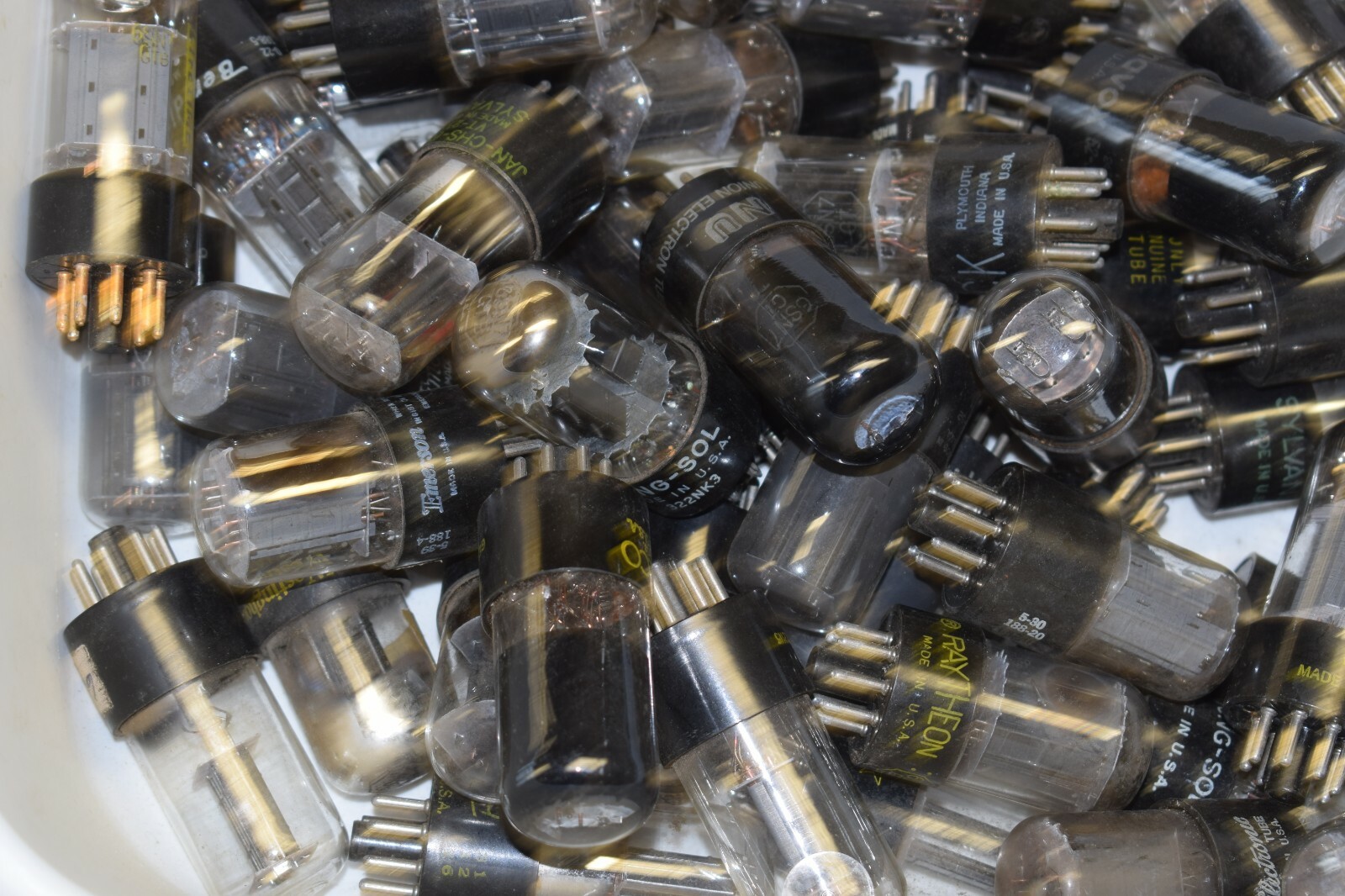 6SN7GT VINTAGE TUBES - VARIOUS BRANDS - TUNG SOL, GE, RCA, ETC. ALL TESTED