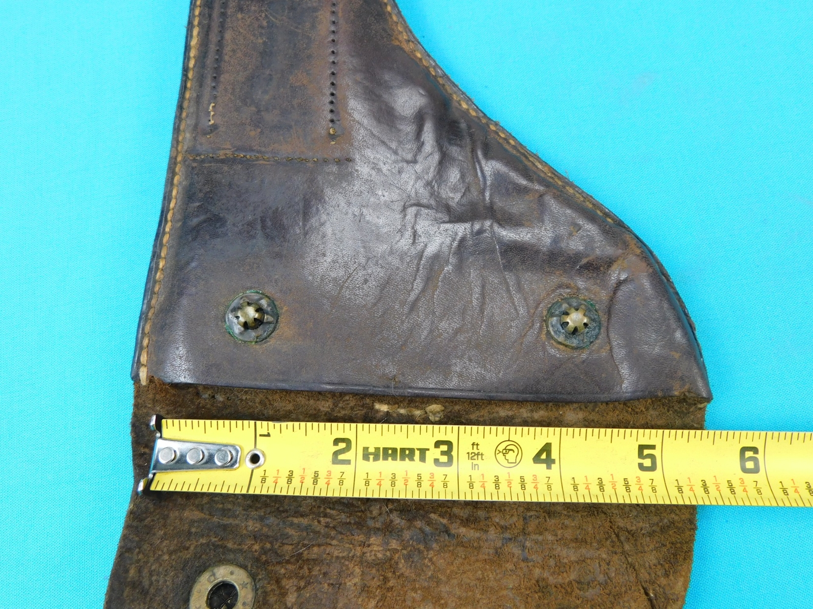 German WW1 Mauser or Walther Small Frame Pistol Revolver Gun Leather Holster