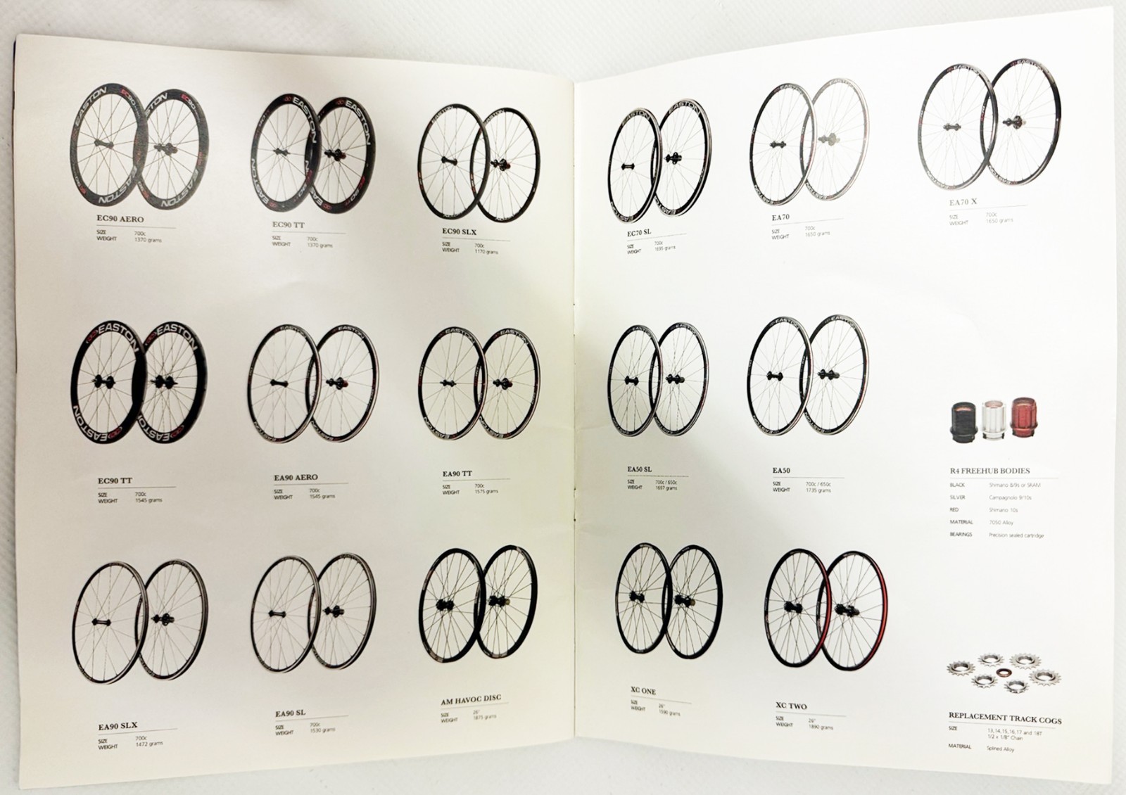 2008 EASTON Bicycle Products Catalog