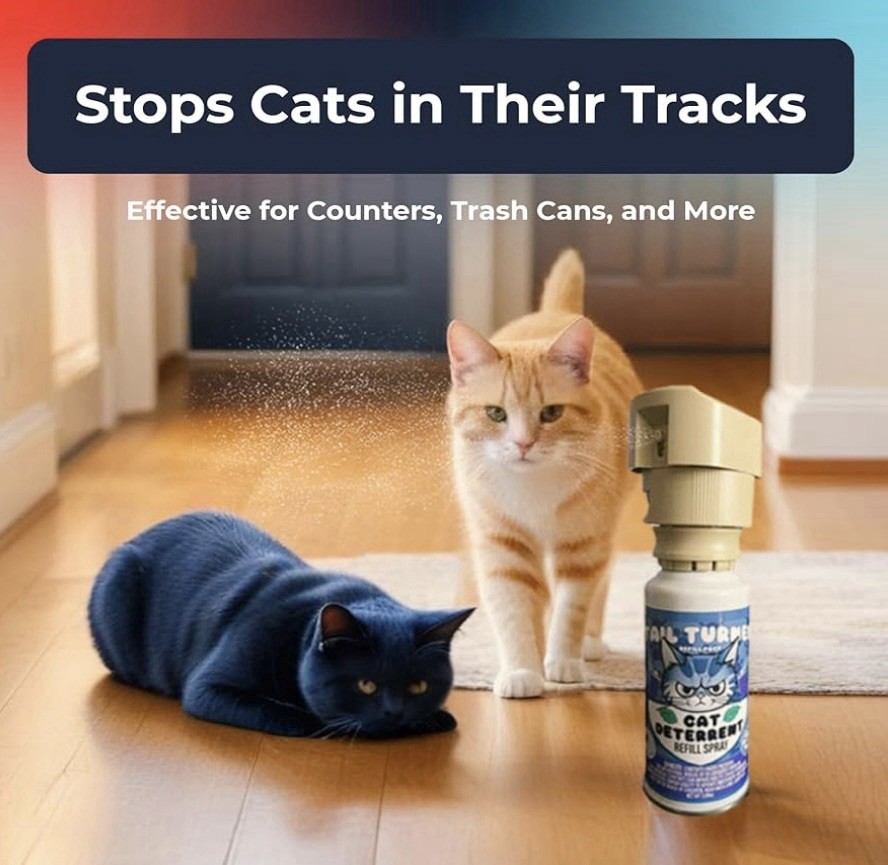 TailTurner Cat Deterrent Refill Spray Only (No Motion Sensor) 3.89oz SSSCat