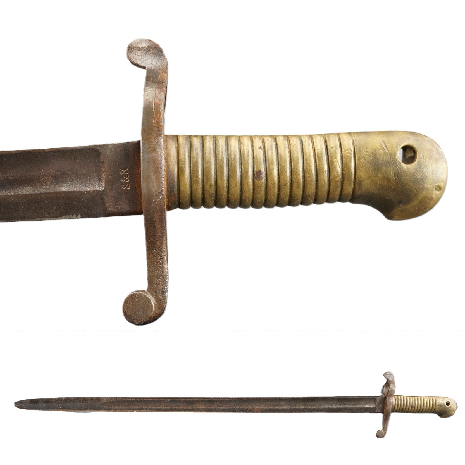 Civil War US Snider Enfield M II Short Rifle Bayonet S&K German Manufacture 28"