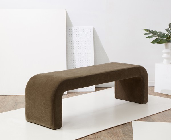 Safavieh CARALYNN UPHOLSTERED BENCH, Reduced Price 2172780592 SFV5027E