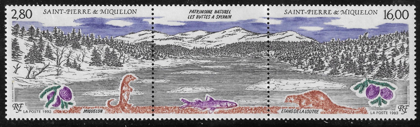 St. Pierre & Miquelon (1993) - Scott # 594a,   MNH