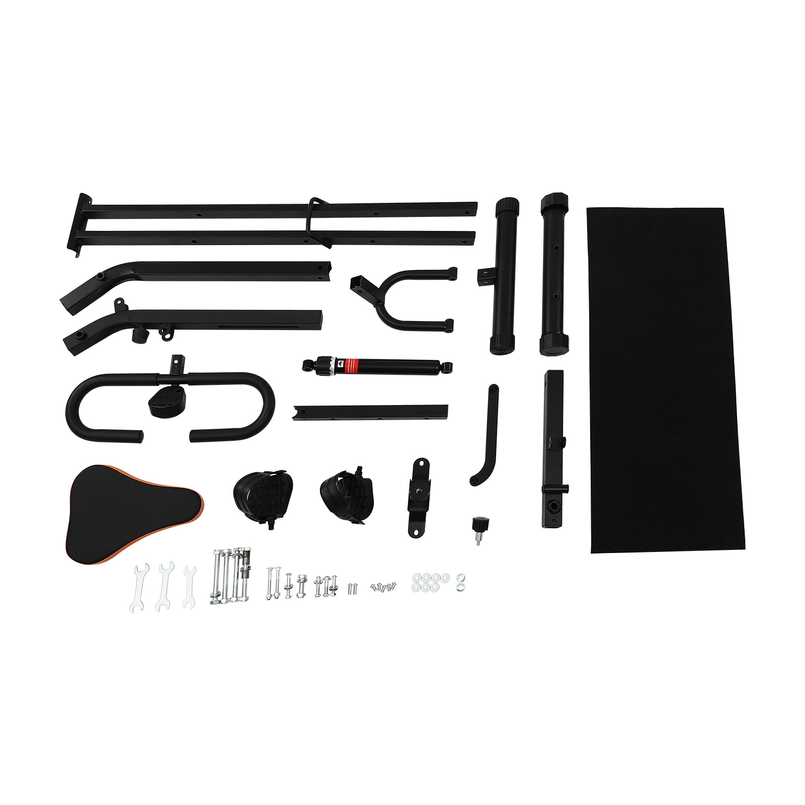 Adjustable Squat Machine Trainer Rowing Machine 264lbs for Ab Workout Glutes