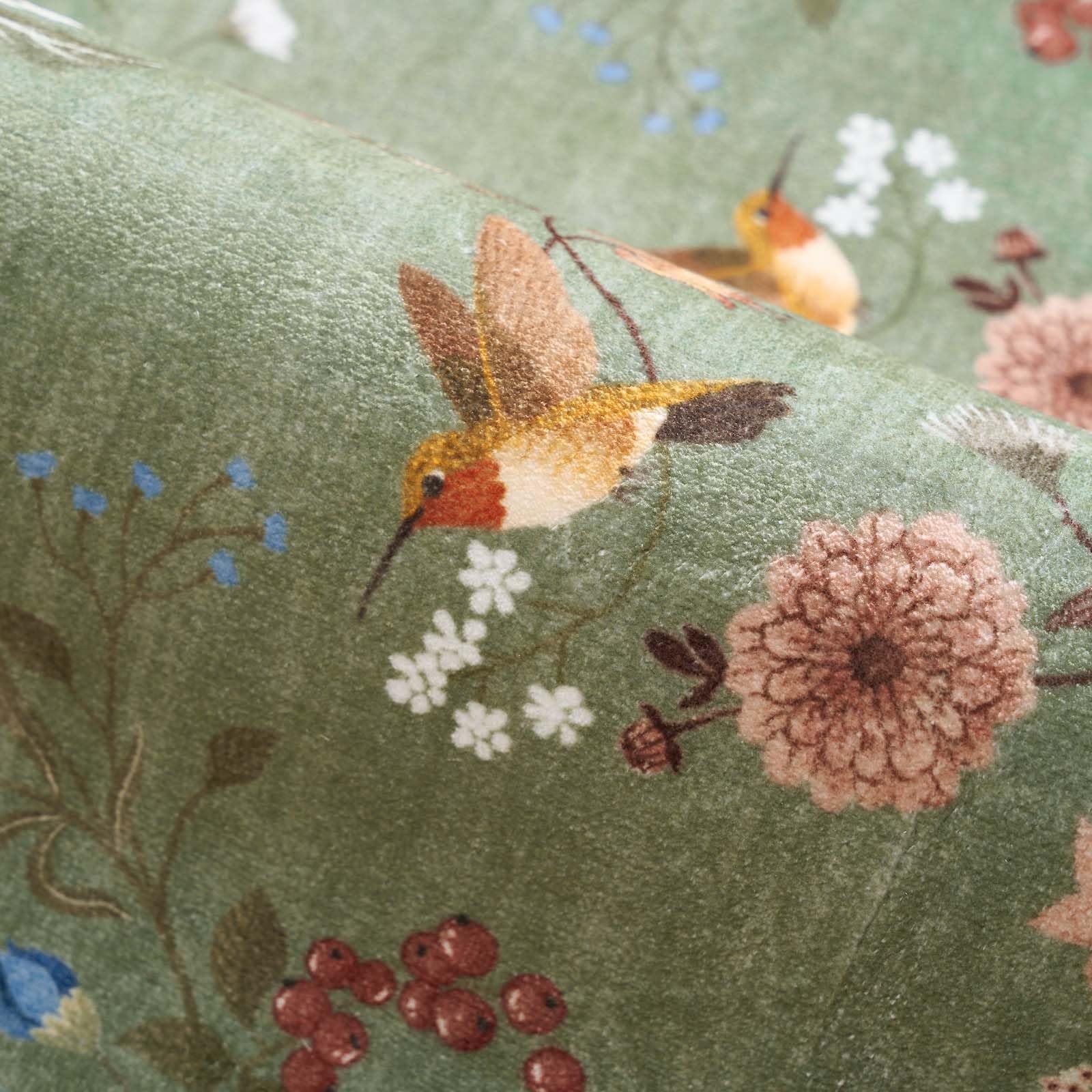 Round Rug 6ft Floral Entryway Soft Washable Kitchen Rug Oriental Non Slip Mat...