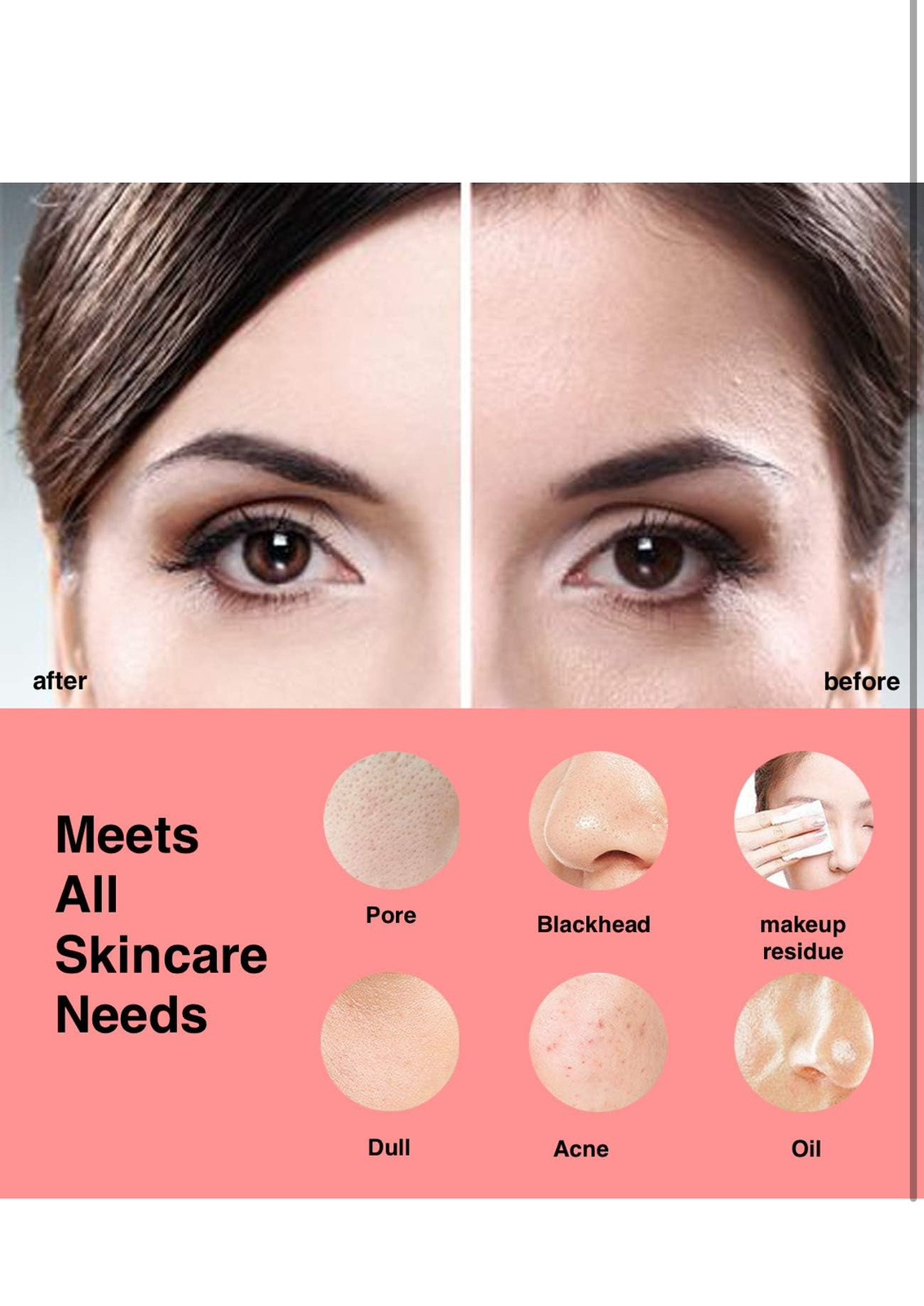 NågraCoola CLIE Sonic Facial Cleansing Brush Waterproof Electric Face Cleansi...