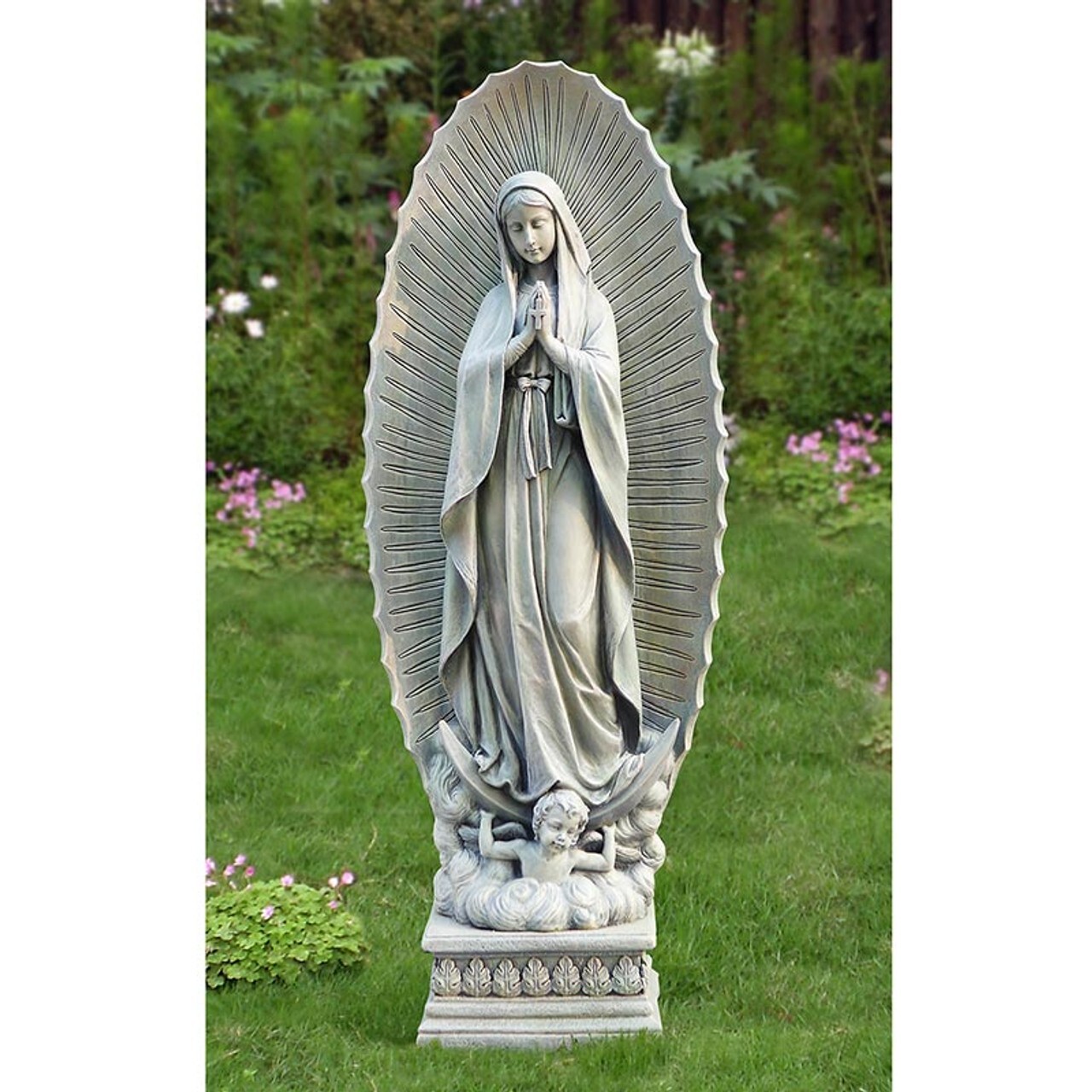 Our Lady of Guadalupe Garden Statue 37-1/2'' H, Large OLO Guadalupe Statues