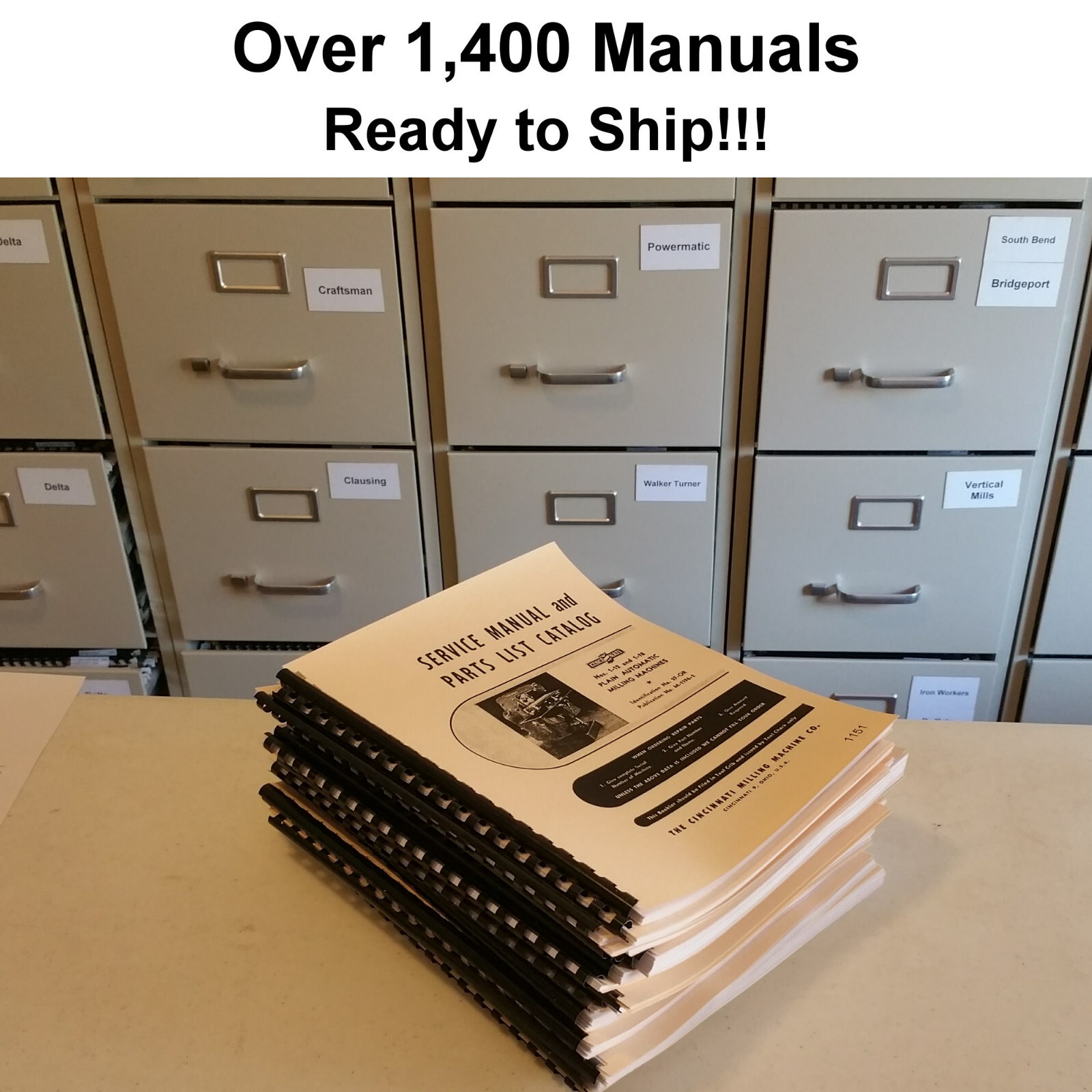 SOUTH BEND Vertical Milling Machine Owner Operator Instruction Manual 1443