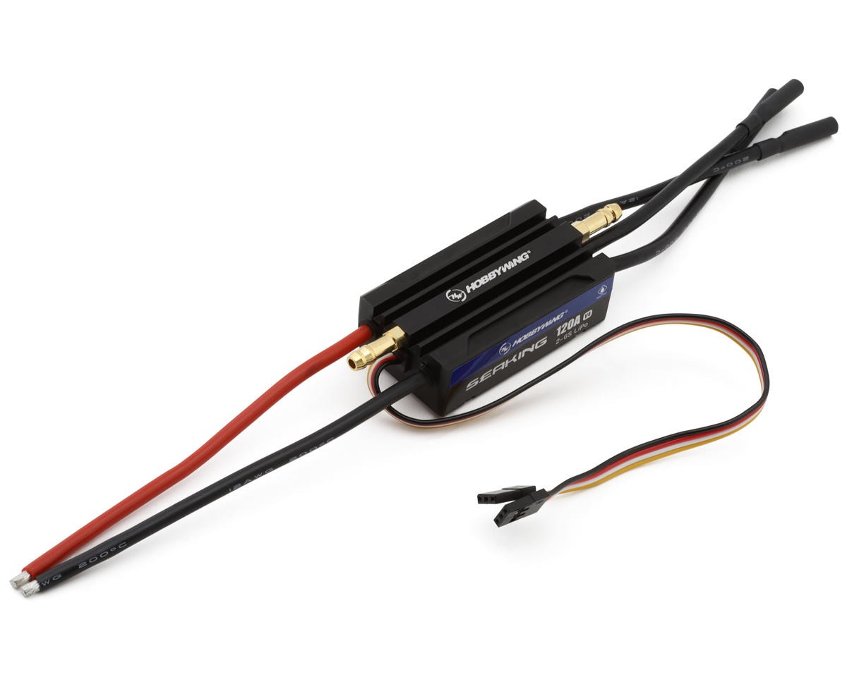 Hobbywing SeaKing 120A V4 Brushless Marine ESC [HWA30302363]