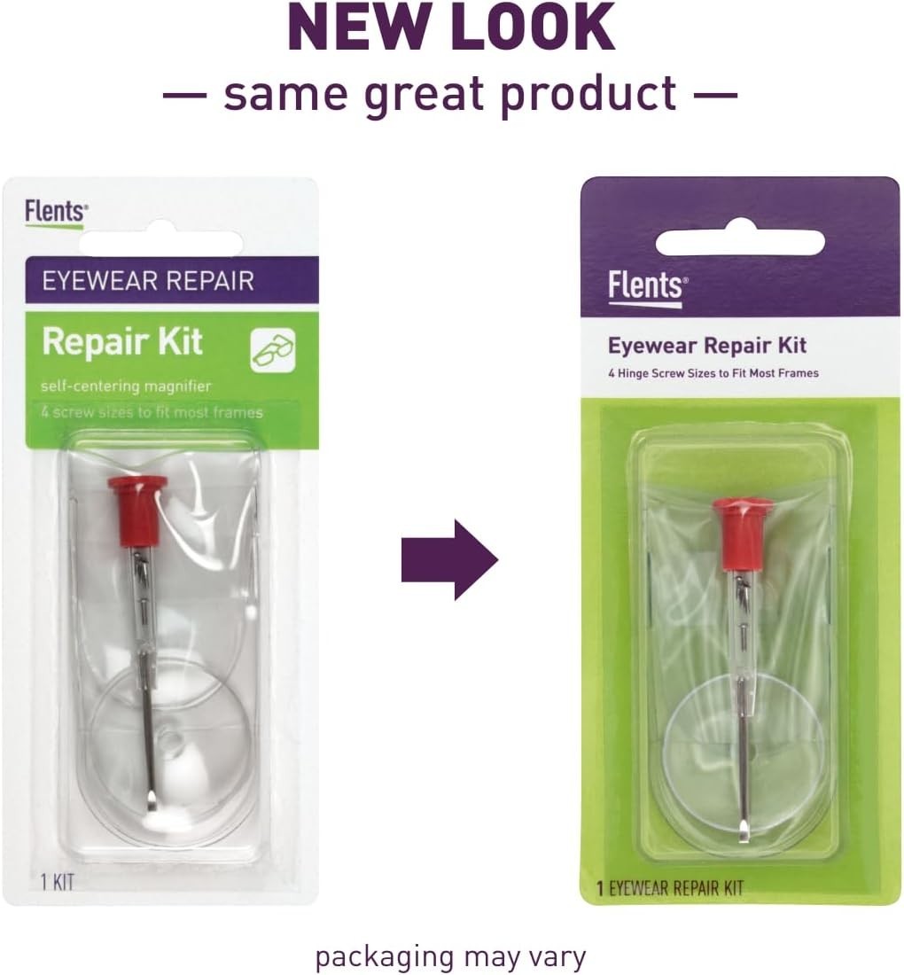 Eye Glasses Repair kit, with Magnifying Glass