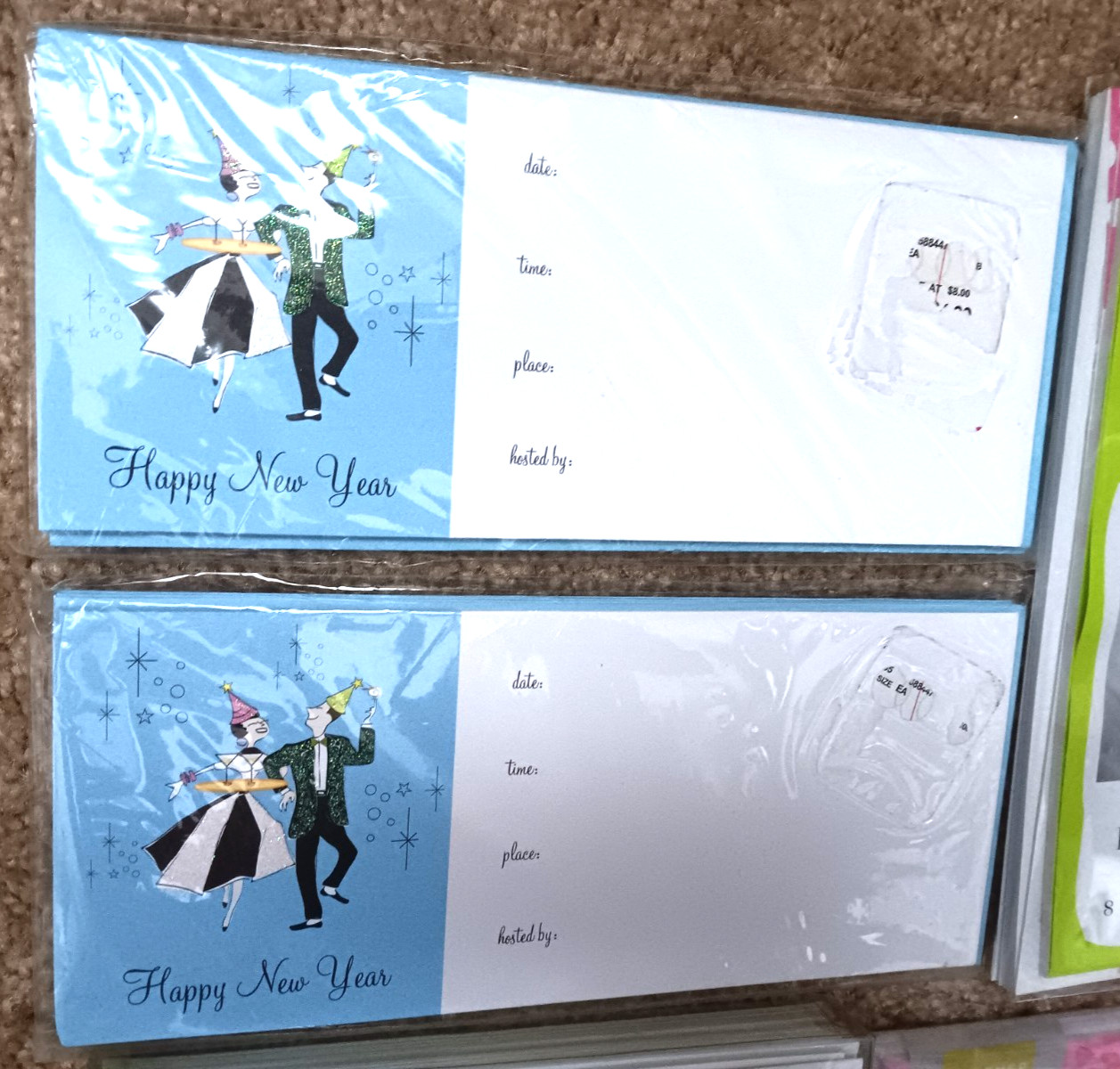 Party Supplies Invitations Lot Baby Shower Birthday Notecard Paper Serving Bowl