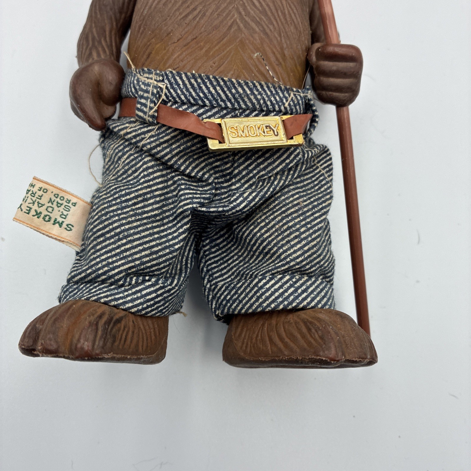 Vintage Smokey the Bear 8" Action Figure with Shovel Made by R. Dakin & Co.