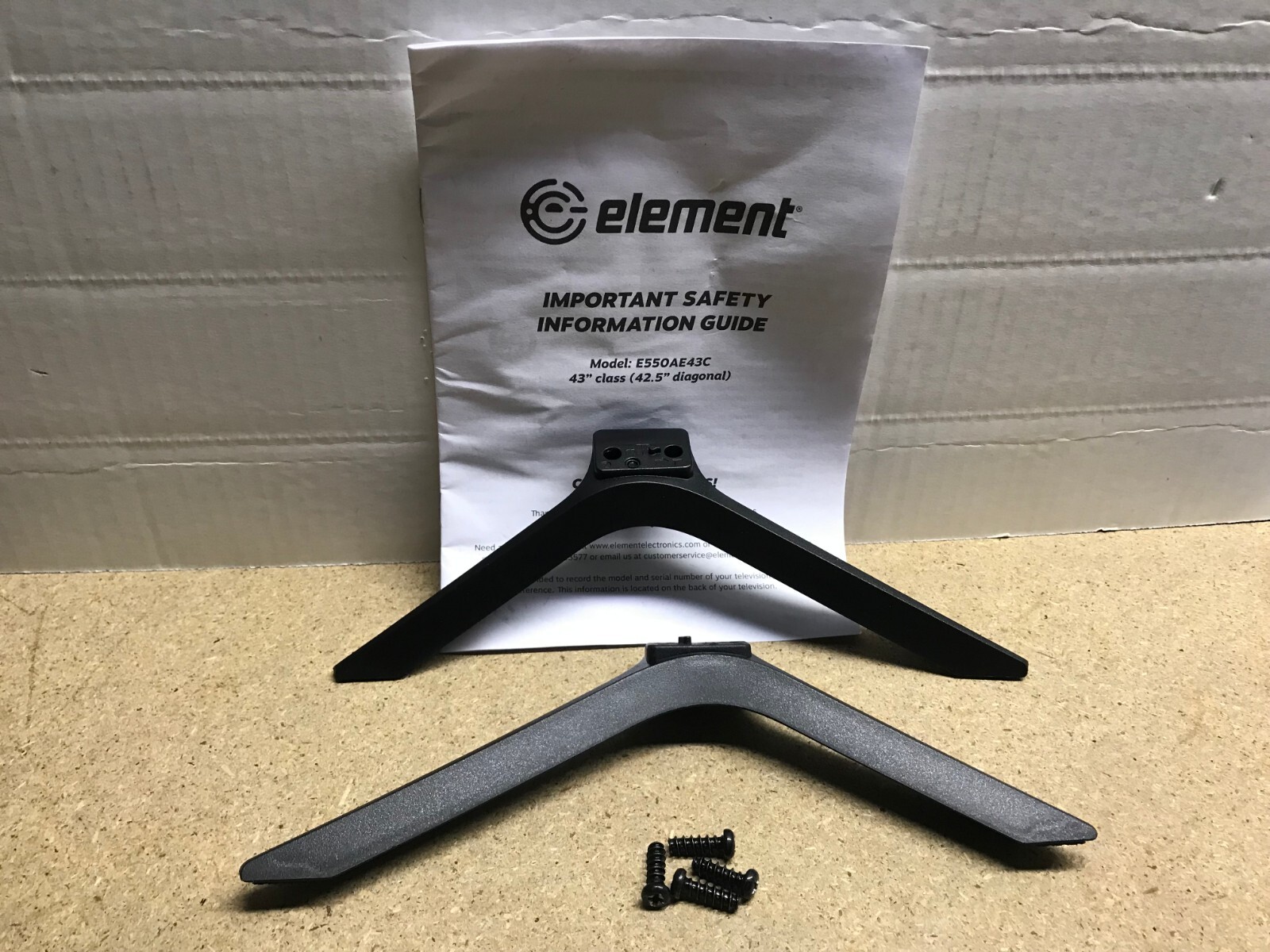 Element E550AE43C OEM Stand / Feet w Screws ( 1 Pair )