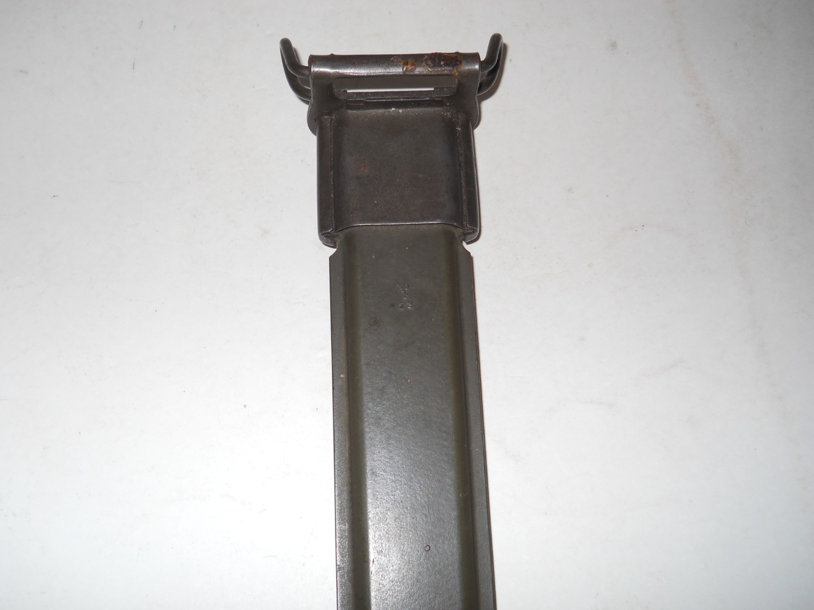 VINTAGE M1 GRAND U.F.H. FLAMING BOMB U.S. BAYONET W/FLAMING BOMB SCABBARD(NICE)