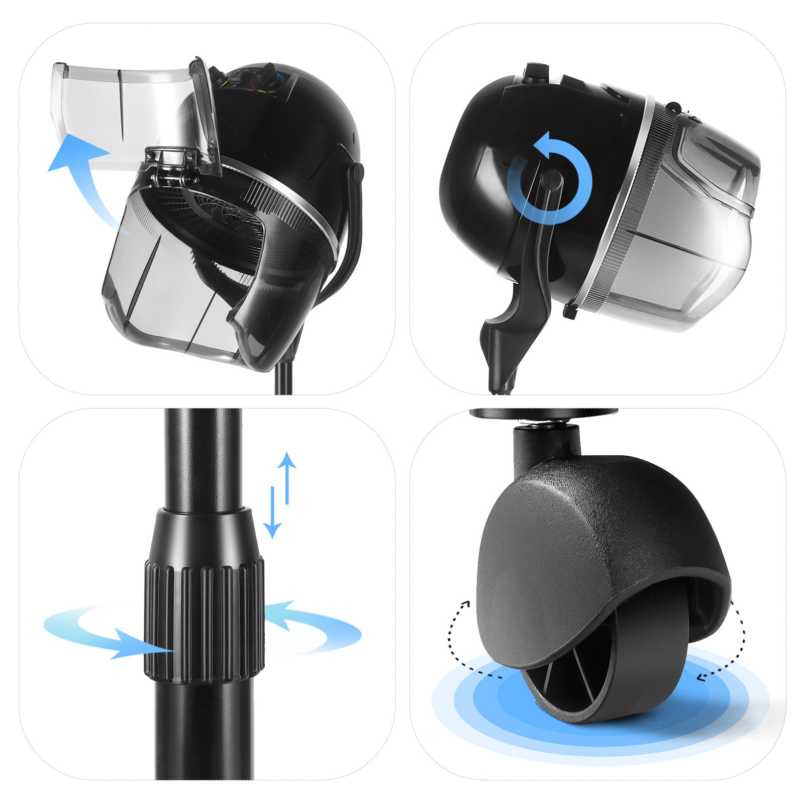 Professional Salon Bonnet Stand-up Hair Dryer Hood Hairdressing Beauty Styling