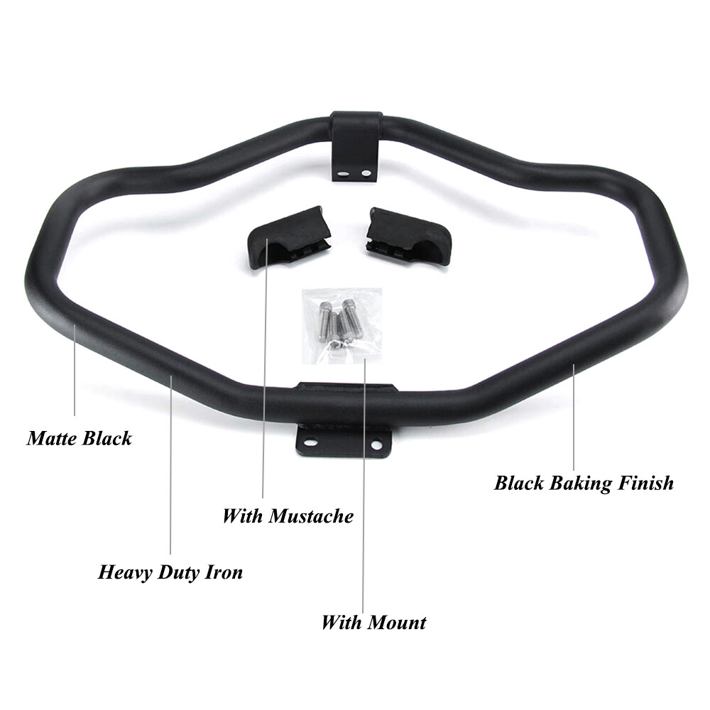Engine Guard Highway Crash Bar For Harley Sportster 883 1200 XL XR 48 72 2004-23