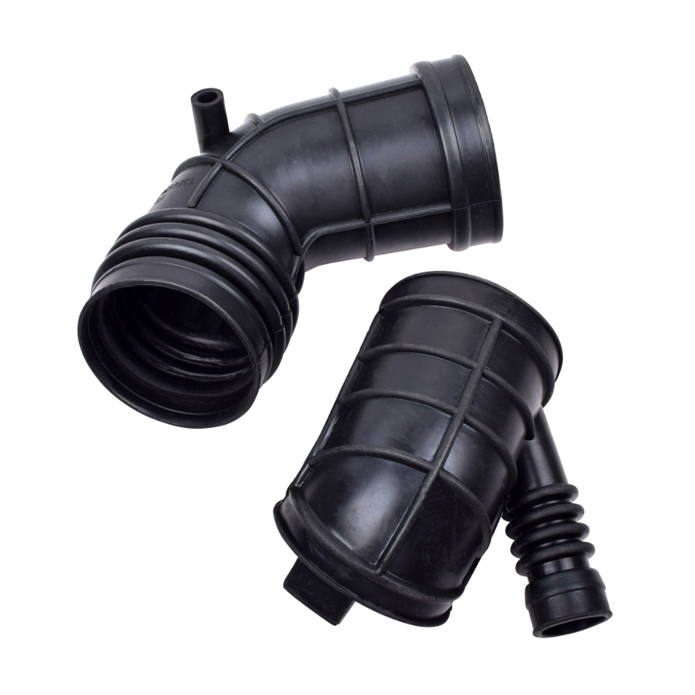2Pcs Throttle Body Air Intake Boot Hose Fits BMW E46 323i 325i 328i E36 Z3 97-06