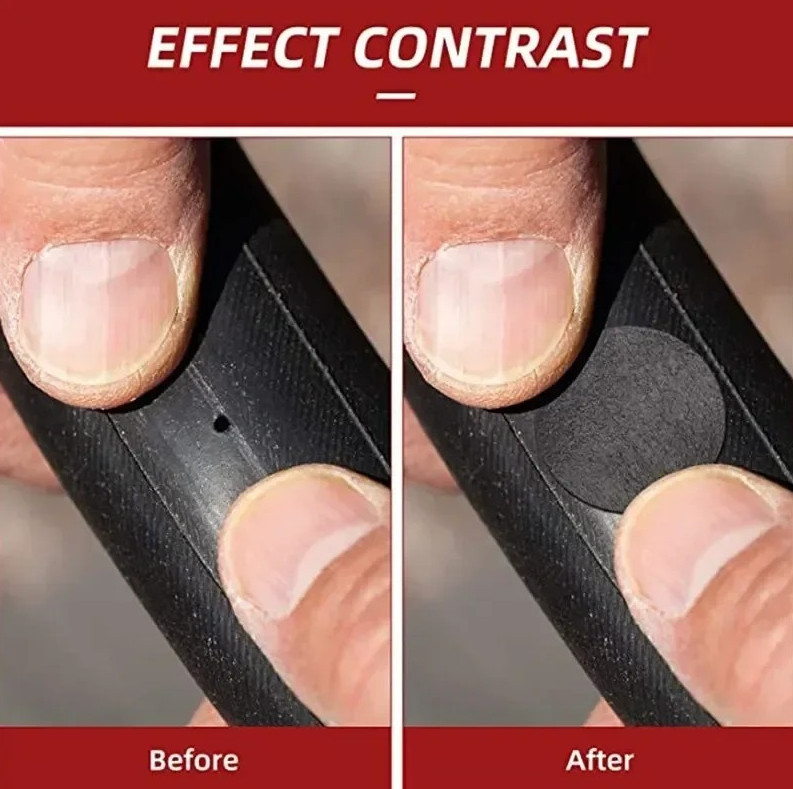 20pcs Glue-Free Bike Tire Patches Self Adhesive Bicycle Tube Repair Kit