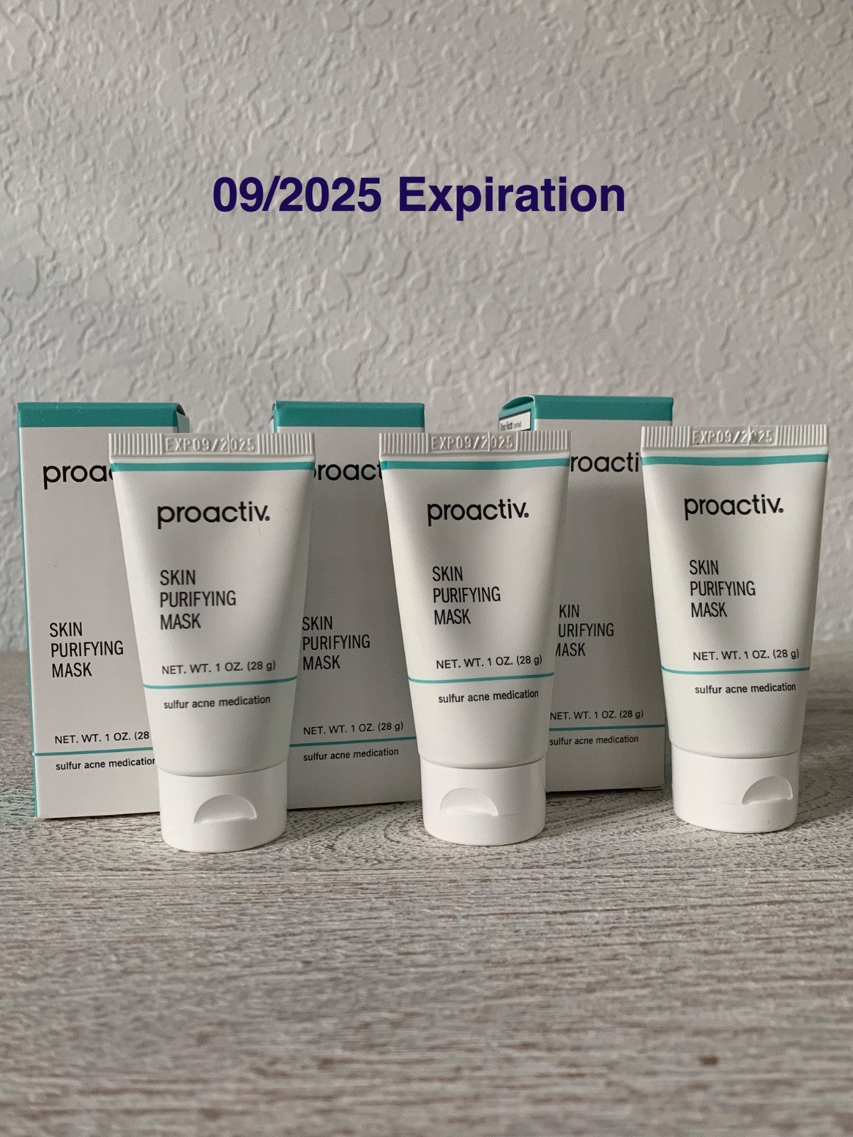 Proactiv Skin Purifying Mask 1 oz, 3 Tubes, Total 3 oz *SEE PICS FOR EXPIRY DATE