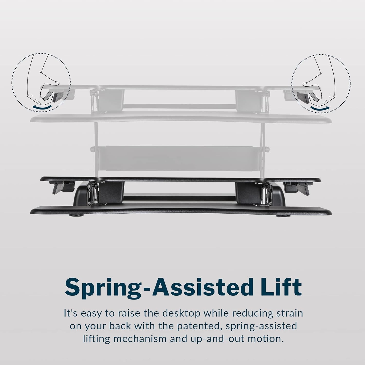 Varidesk Pro Plus 36 inches Black adjustable standing desk