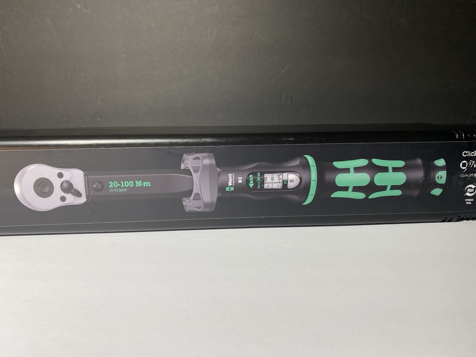 Wera Torque Wrench 3/8” B2 Click 15-73lb Ft
