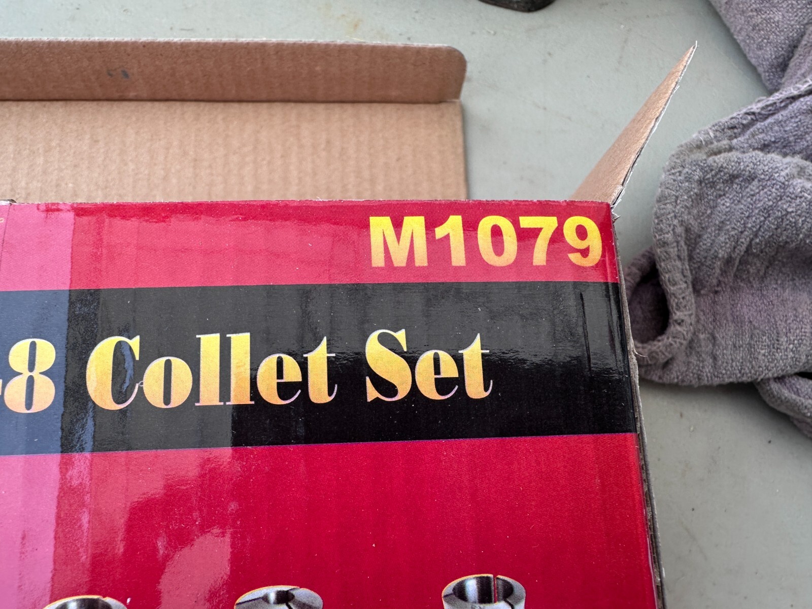 SteeleX M1079 R-8 Collet Set - 1/8" - 7/8" (in 1/16" Increments) - Lot of 12