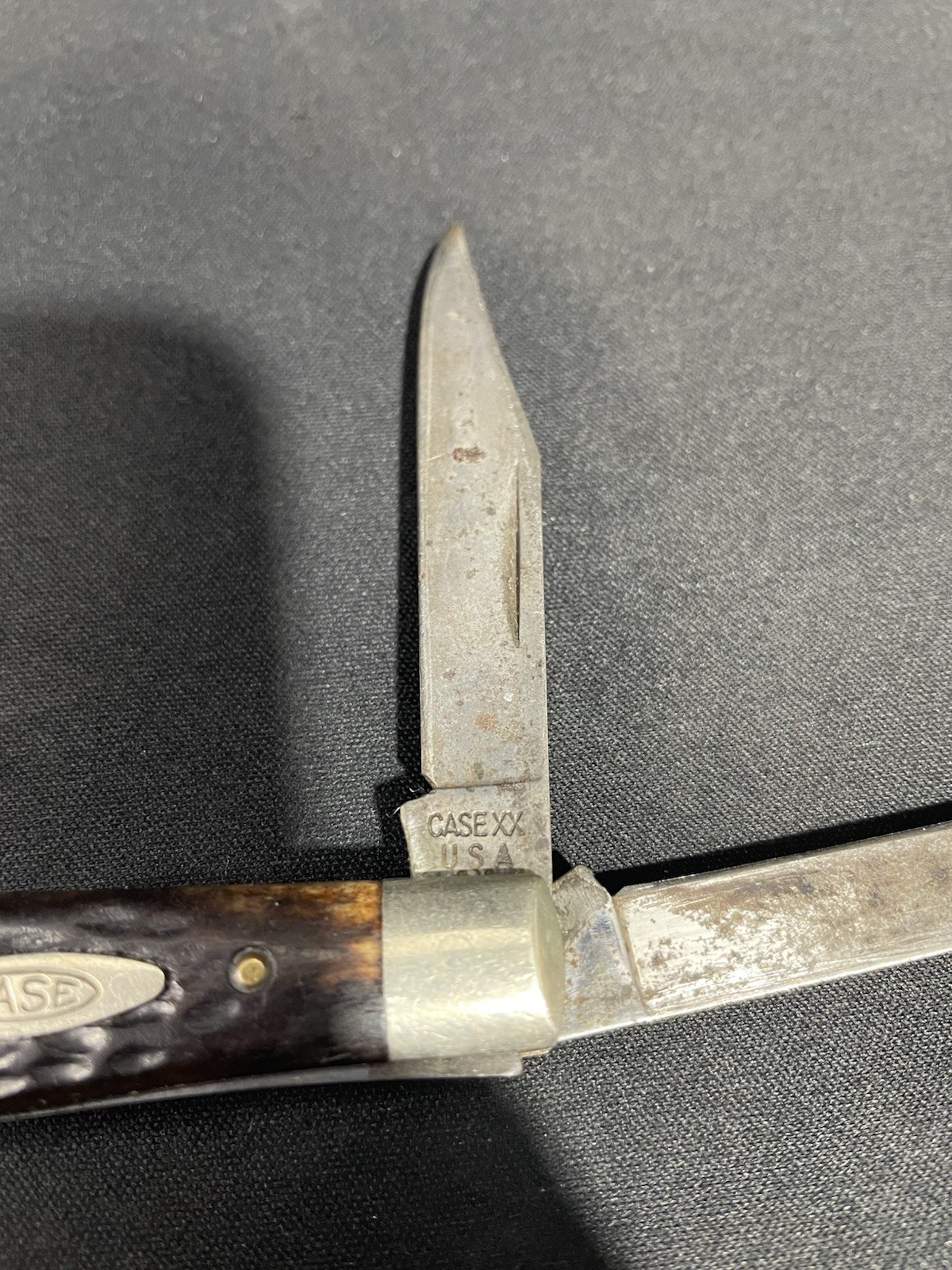 Vintage Case XX 6332 Stockman Pocket Knife Bone Handle 2 Dot 1978