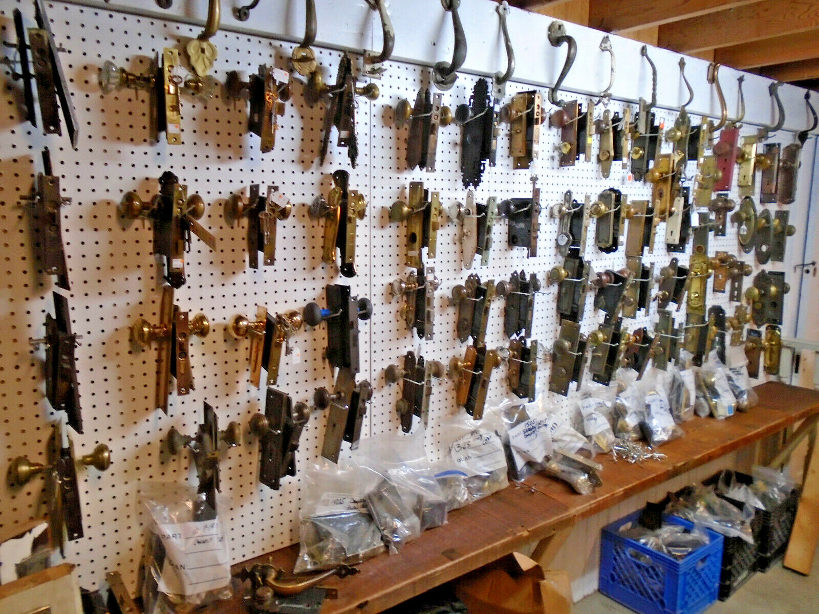 KEAN & DOTY (KD) POCKET DOOR MORTISE LOCK SET w/KEY: MALE & FEMALE (16941)