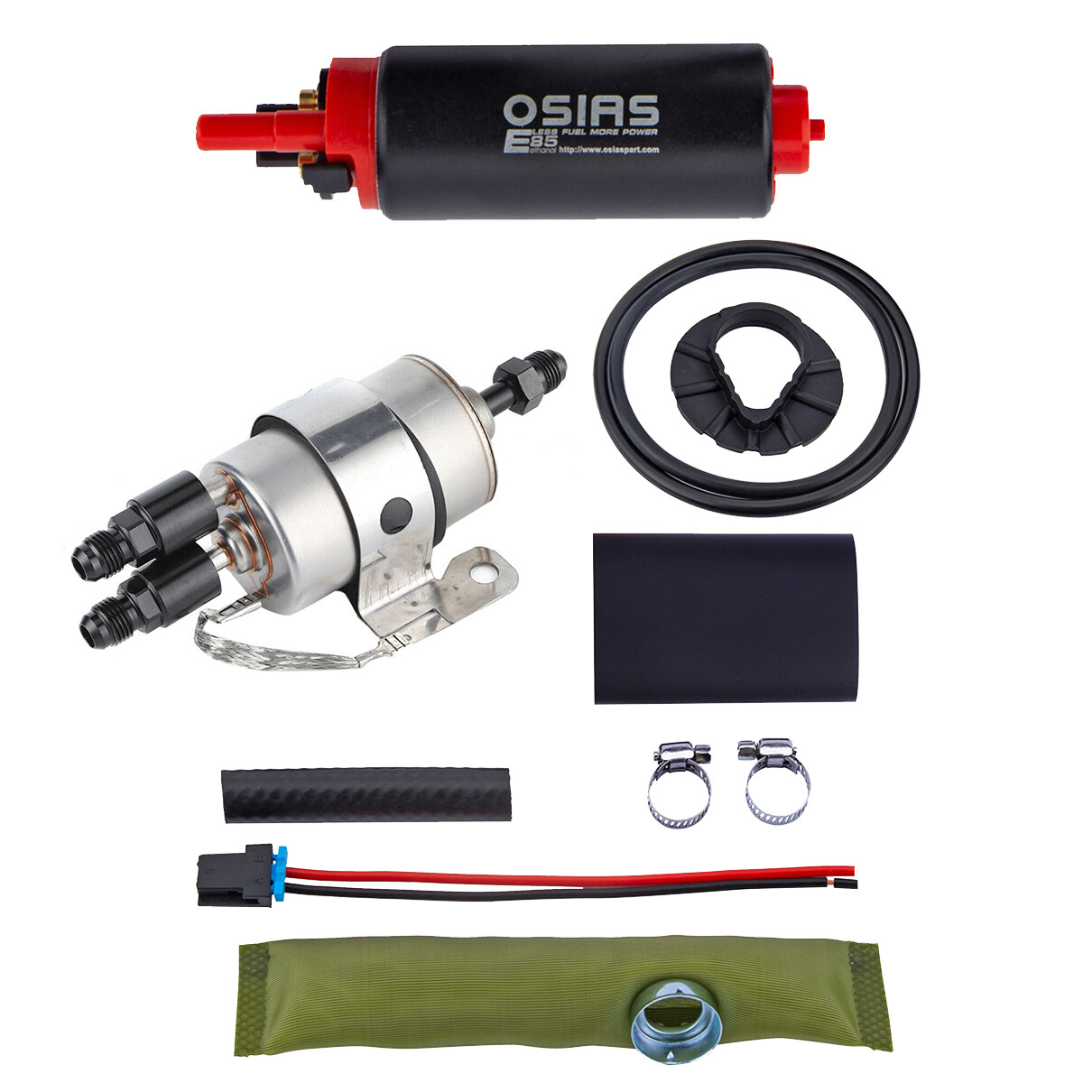 OSIAS Square Body Blazer Fuel Pump Hanger Send +Filter LS Swap AN Fittings 73-91
