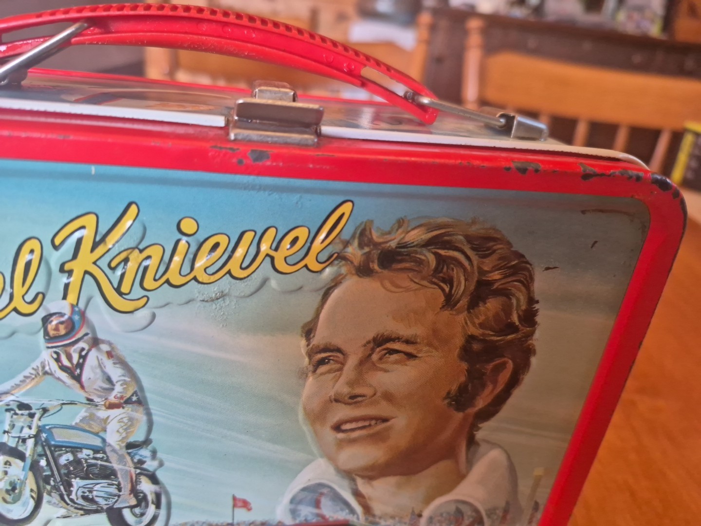 1974 evel knievel lunch box