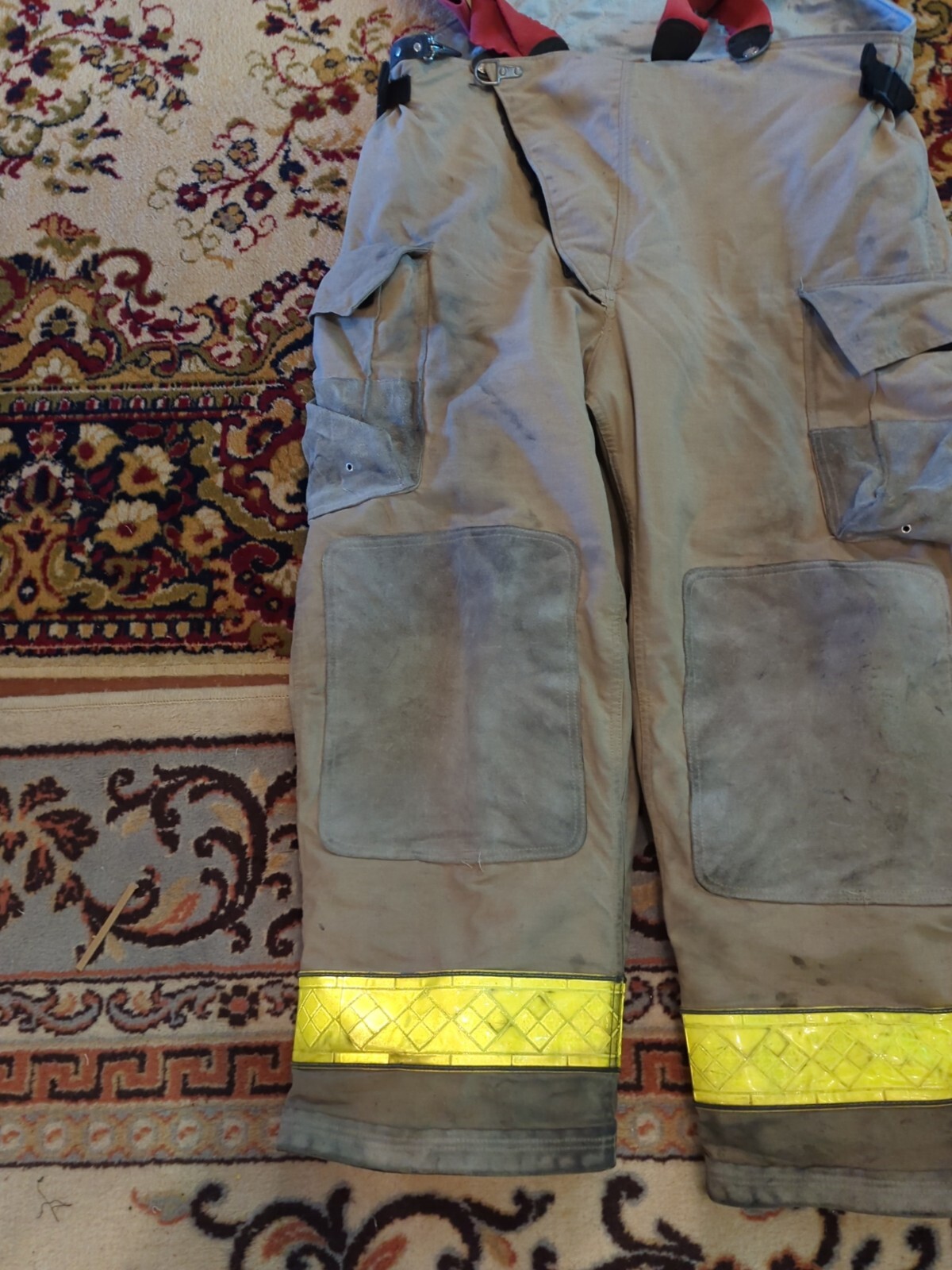 Retired Firefighter Gear Turnout Pants FIRE USED Size 44 X 30 See Pics