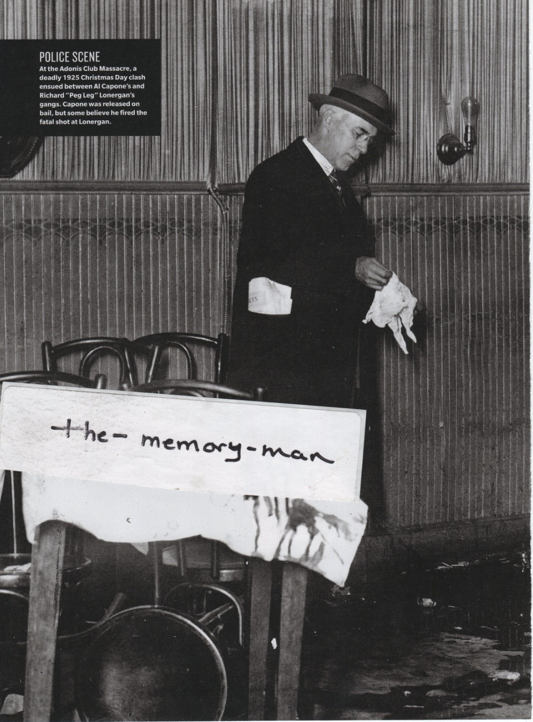 Al Capone Michael Ahern Albert Fink 2019 Picture 2 Page Clipping