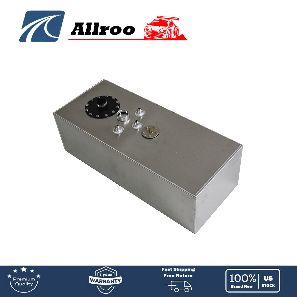 Munirater 15 Gallon/57l Racing/Drift Fuel Cell Gas Tank+Cap+Level Sender