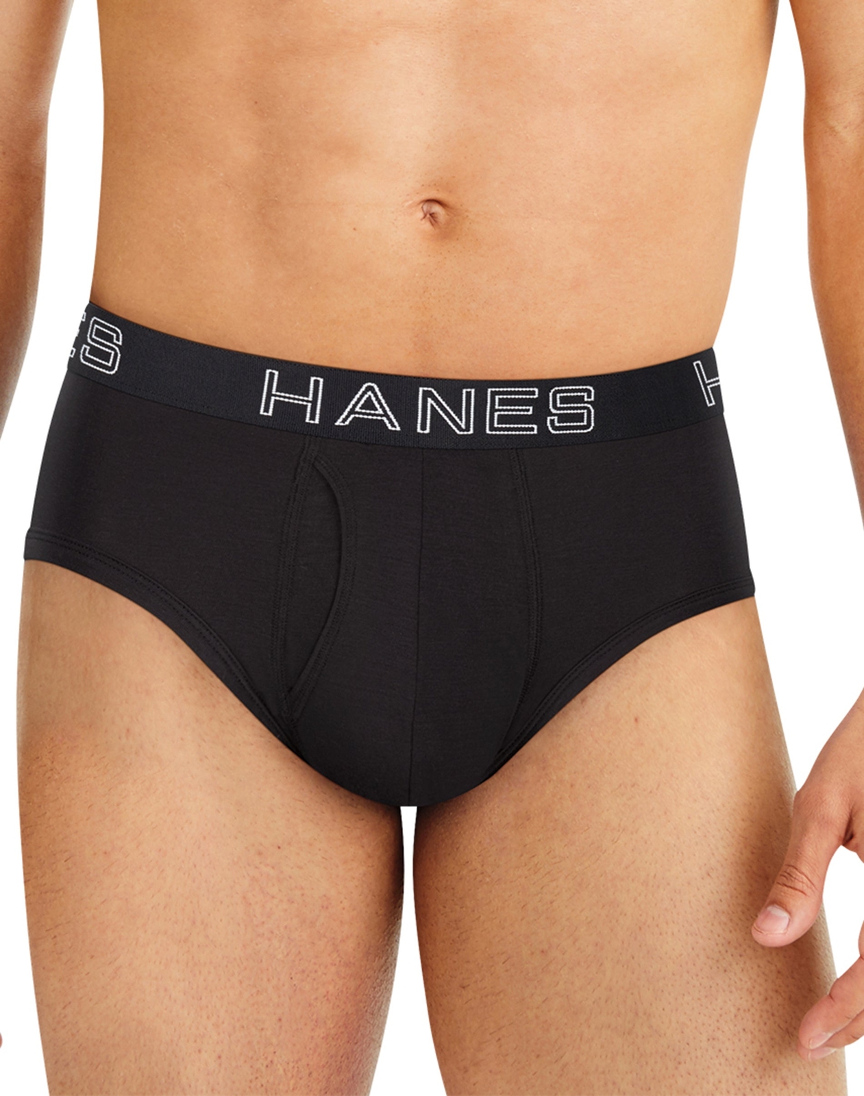 Hanes Ultimate Comfort Flex Fit Men's Briefs with Total Support Pouch, 5-Pack