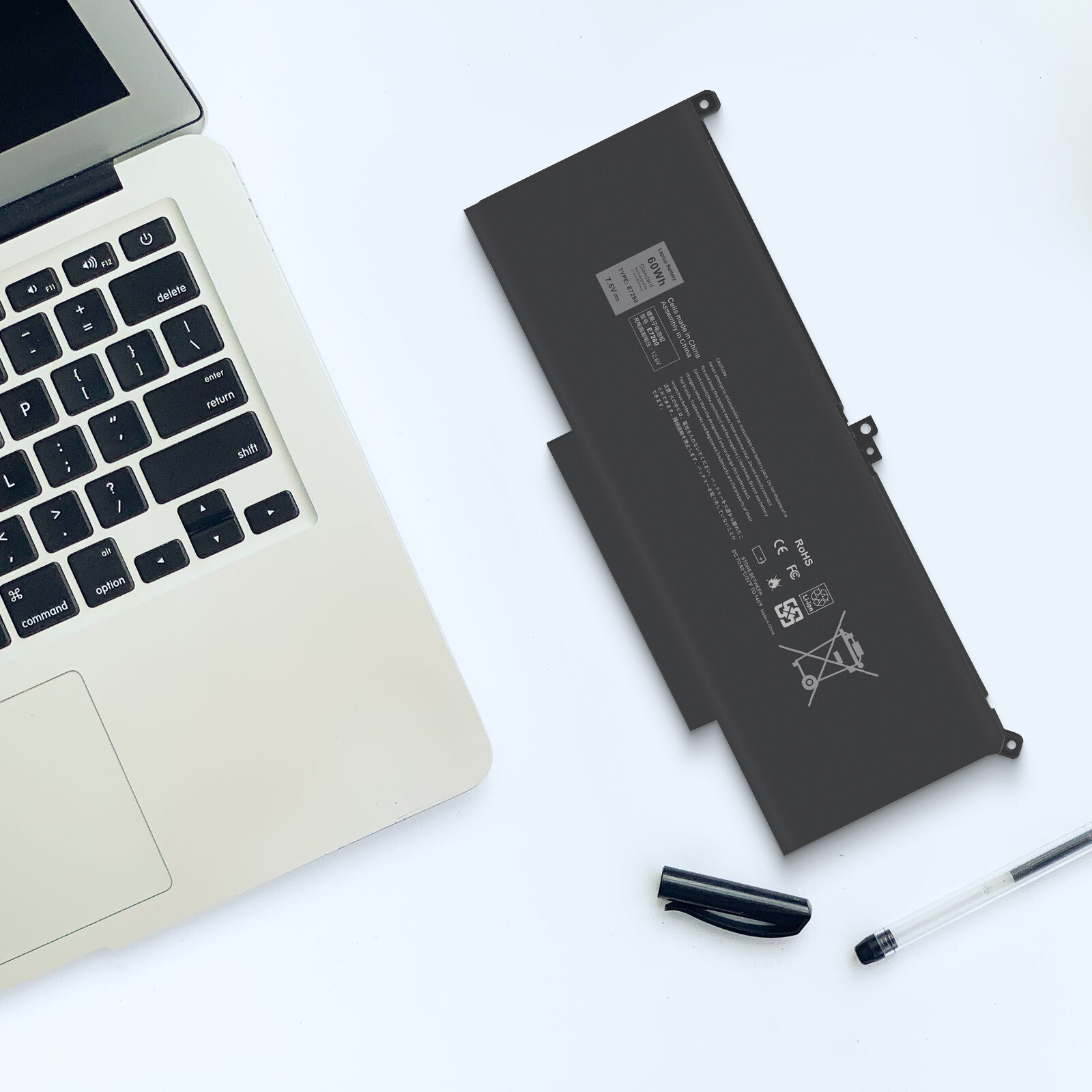 ✅LOT F3YGT Battery For Dell Latitude 12 13 14 E7280 E7480 7480 7490 7380 DM3WC✅