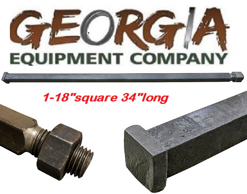 DISC HARROW PARTS, 1-1/8" SQUARE X 34" LONG HARROW AXLE, WE HAVE ALL SIZES