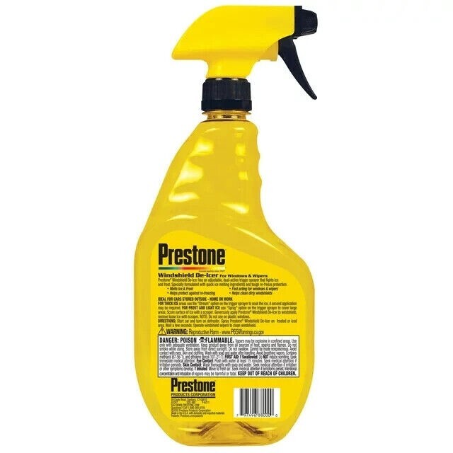 6 Prestone Trigger Spray Windshield De-Icer - 32 fl. oz. ea.