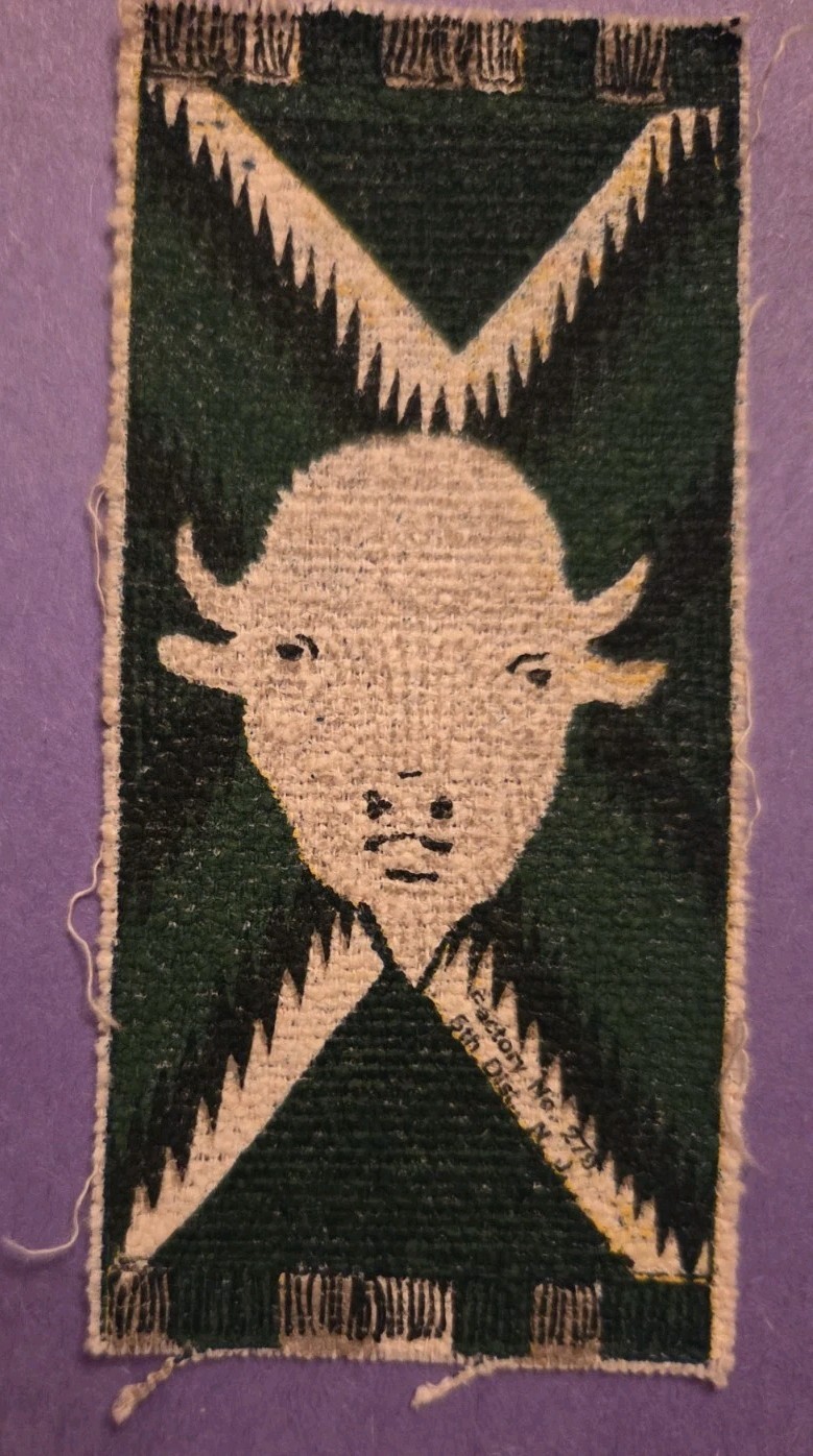 1912 B70 Tobacco Coarse Felt Rug - Indian Blankets Series - Buffalo Image