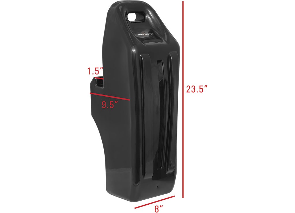 Extreme Max 3006.8768 Pontoon Inflatable Boat Fender w/Locking Handle Black Pair