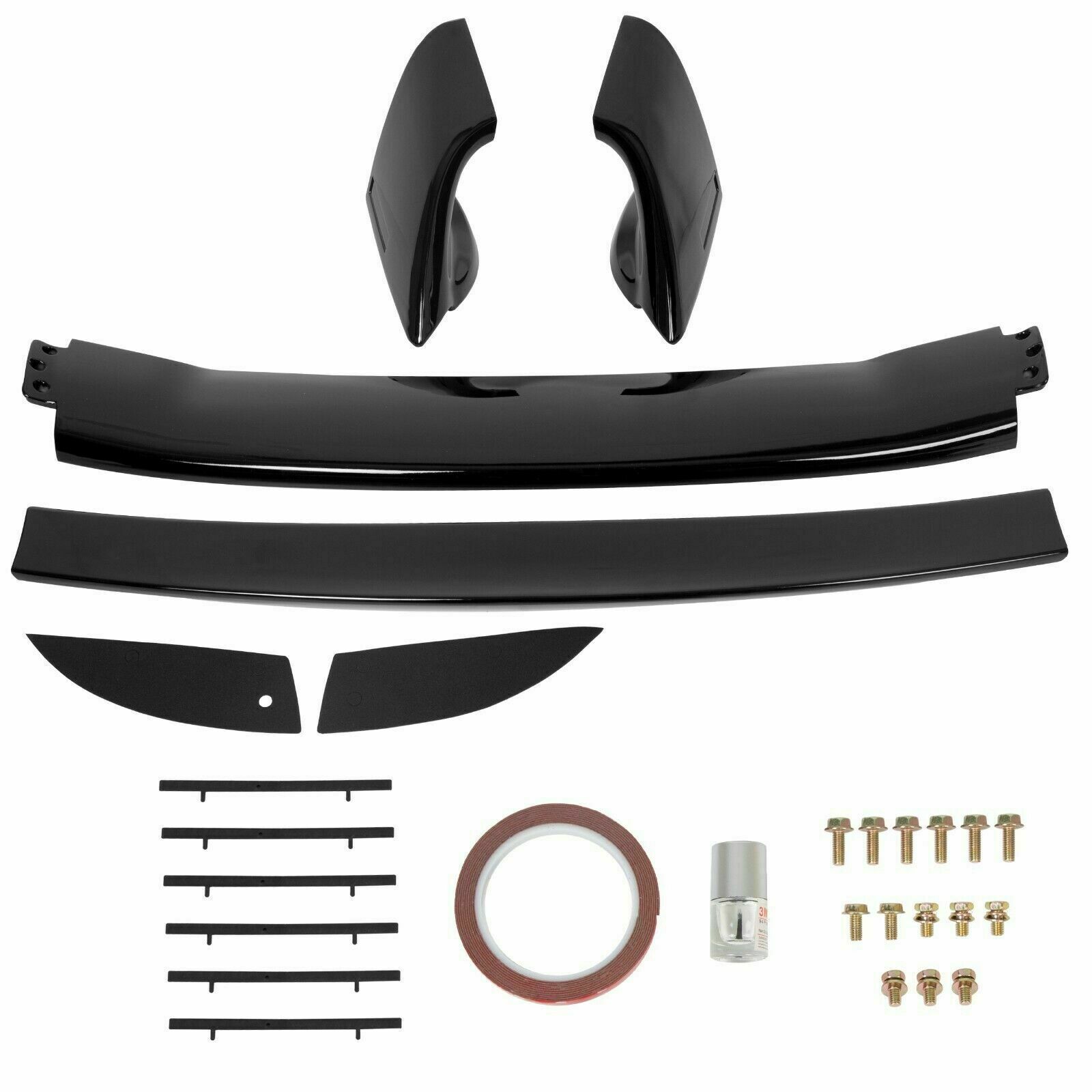 For 06-11 Civic 4DR Sedan Gloss Black Painted Mugen Style RR Trunk Wing Spoiler