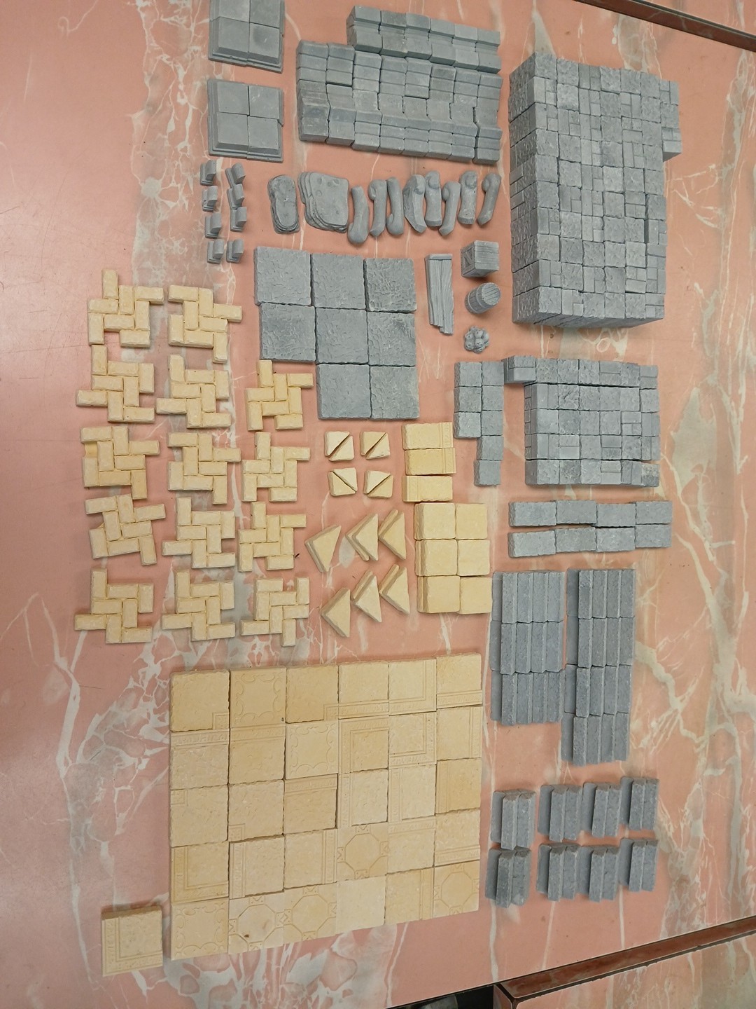 Dungeons & Dragons RPG tabletop miniature terrain lot, used